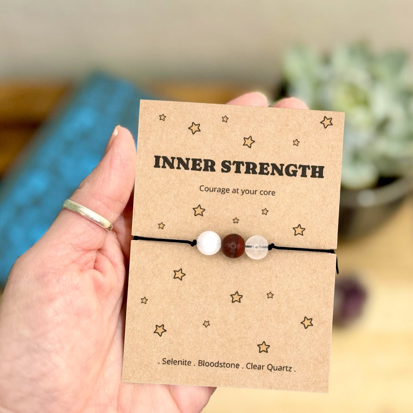 Inner Strength Crystal Bracelet – Keep Going Gift for Her