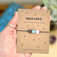 Self Love Crystal Bracelet – Love Yourself Gift for Her