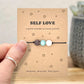 Self Love Crystal Bracelet – Love Yourself Gift for Her