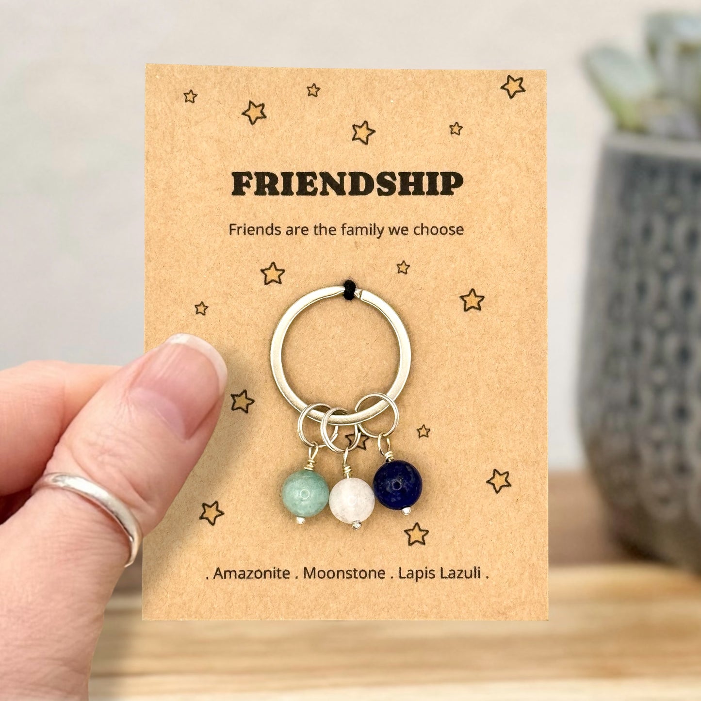 Friendship Crystal Keyring – Special Friend Gift & Keepsake