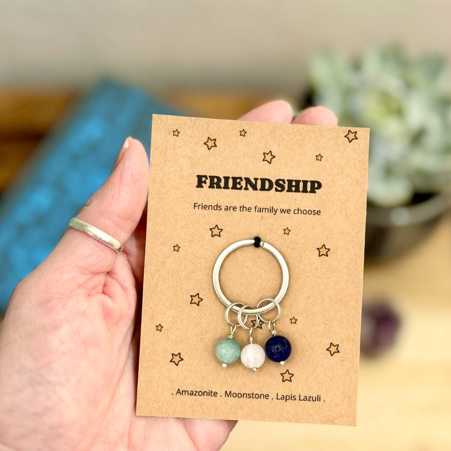 Friendship Crystal Keyring – Special Friend Gift & Keepsake