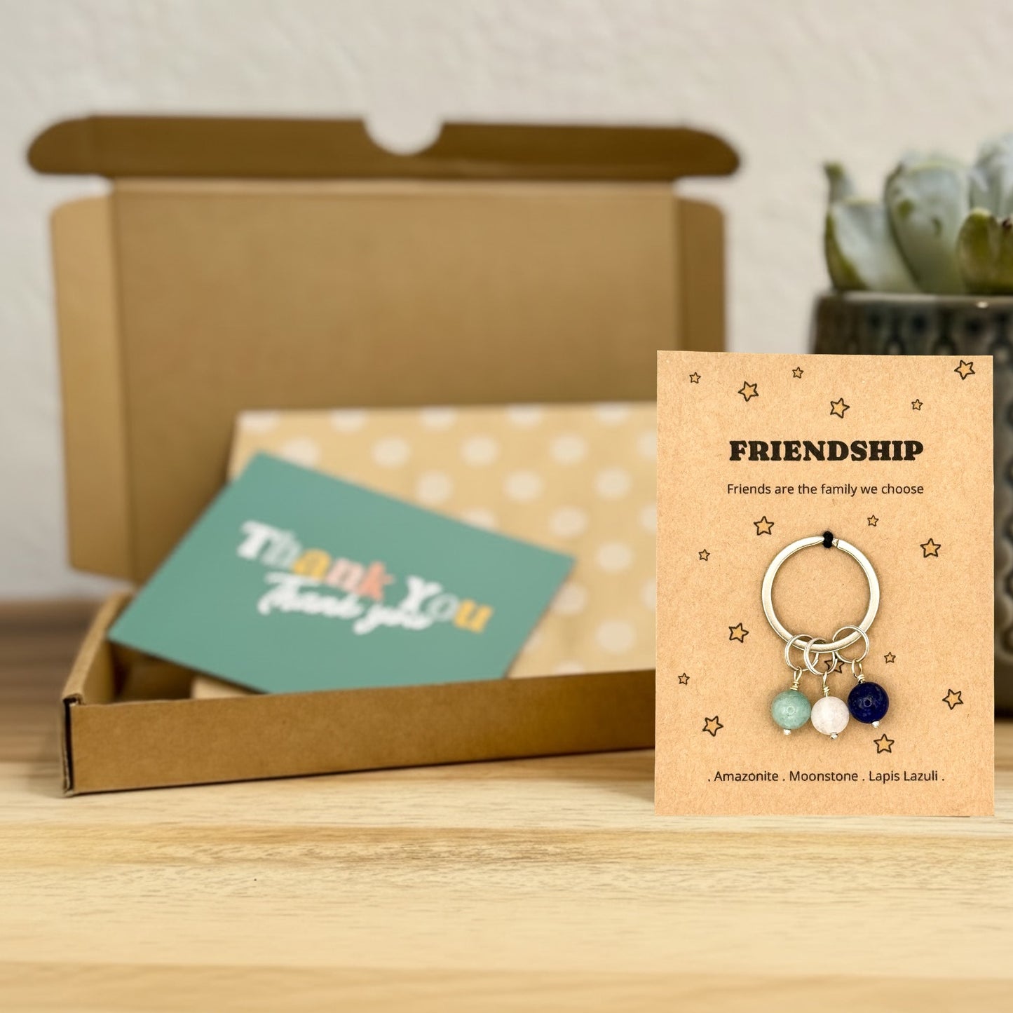 Friendship Crystal Keyring – Special Friend Gift & Keepsake