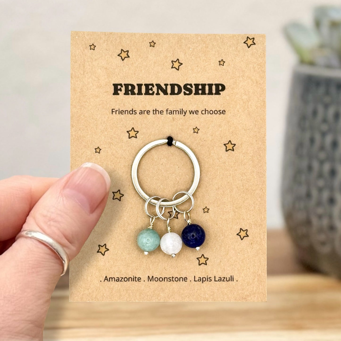 Friendship Crystal Keyring – Special Friend Gift & Keepsake