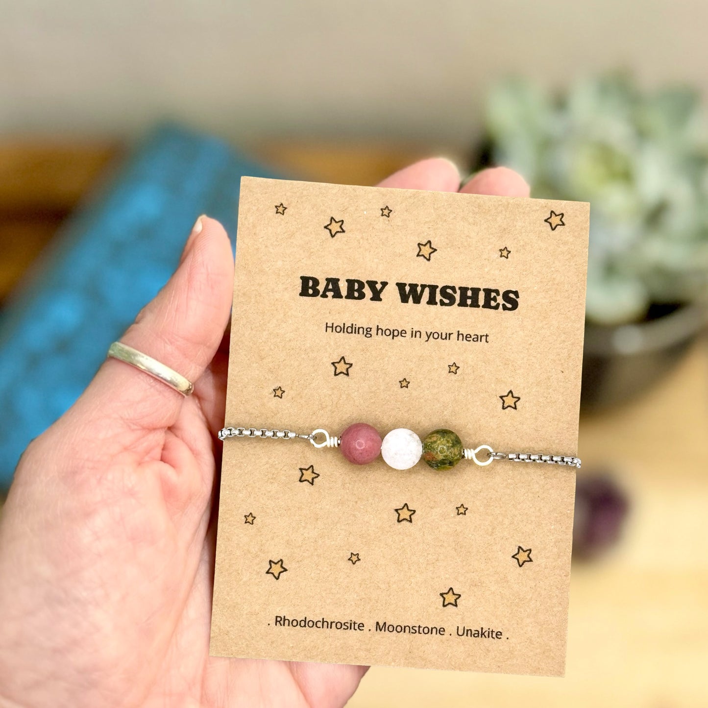 Baby Wishes Crystal Bracelet – Trying to Conceive Hope & Support Gift