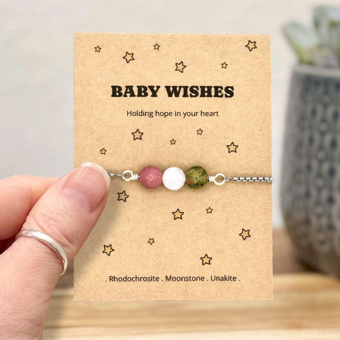 Baby Wishes Crystal Bracelet – Trying to Conceive Hope & Support Gift