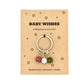 Baby Wishes Crystal Keyring – Wishing for a Baby & Baby Journey Gift