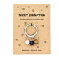 Next Chapter Crystal Keyring – Career Change, Graduation & Retirement Gift