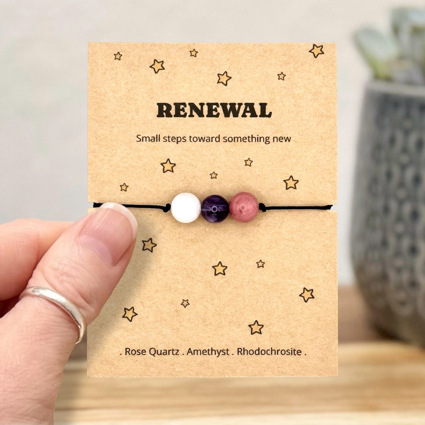 Renewal Crystal Bracelet – Positive Change Gift for Her