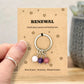 Renewal Crystal Keyring – Growth & Encouragement Gift for Her