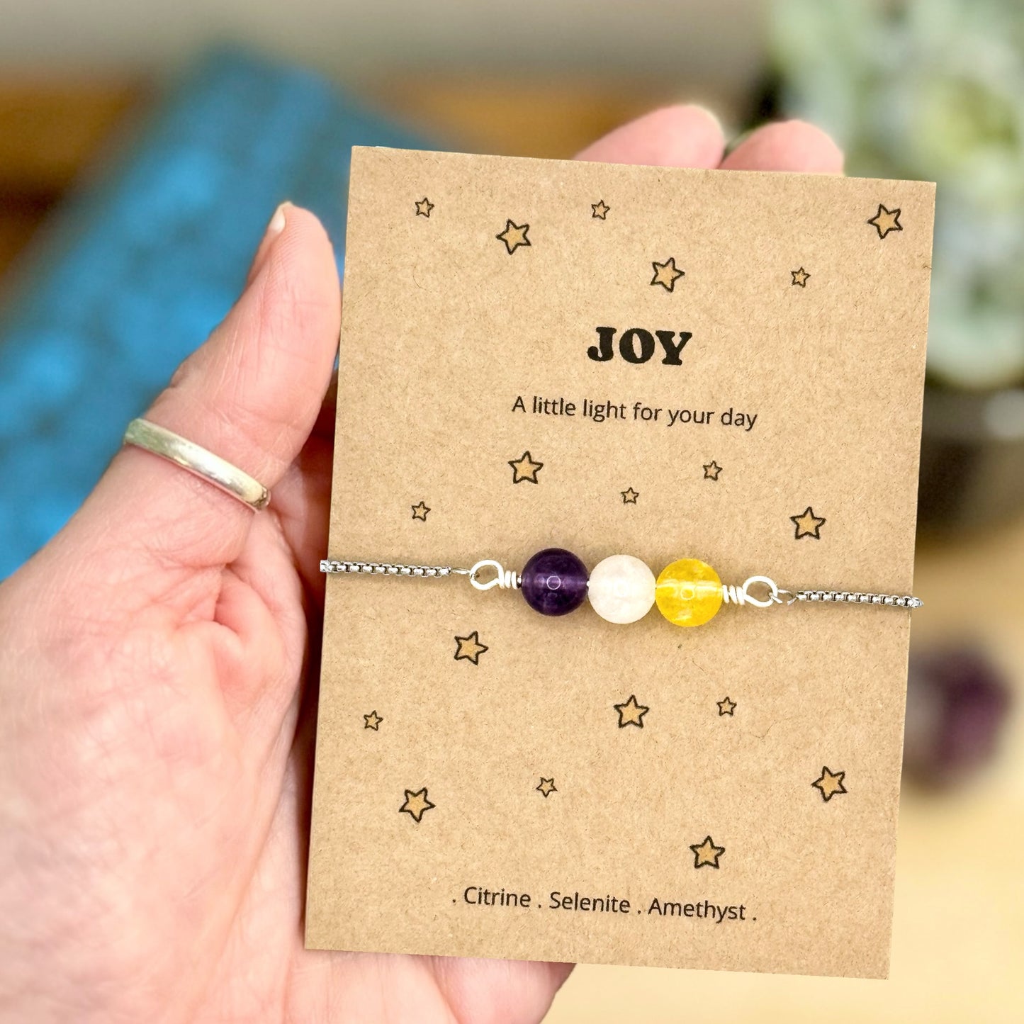 Joy Crystal Bracelet – Positive Energy & Thinking of You Gift