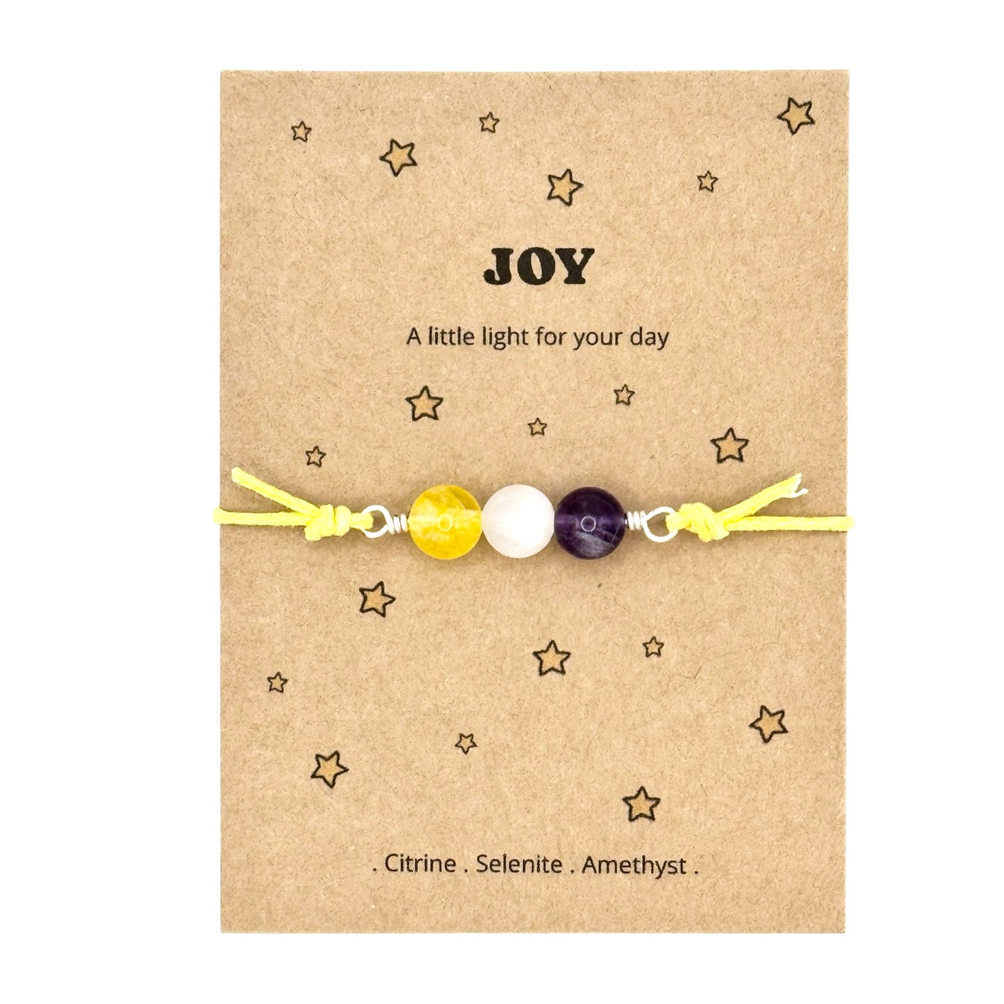Joy Crystal Bracelet – Positive Energy & Thinking of You Gift