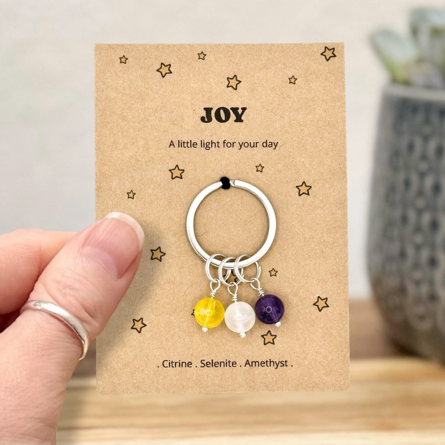 Joy Crystal Keyring – Cheer Up & Pick Me Up Gift