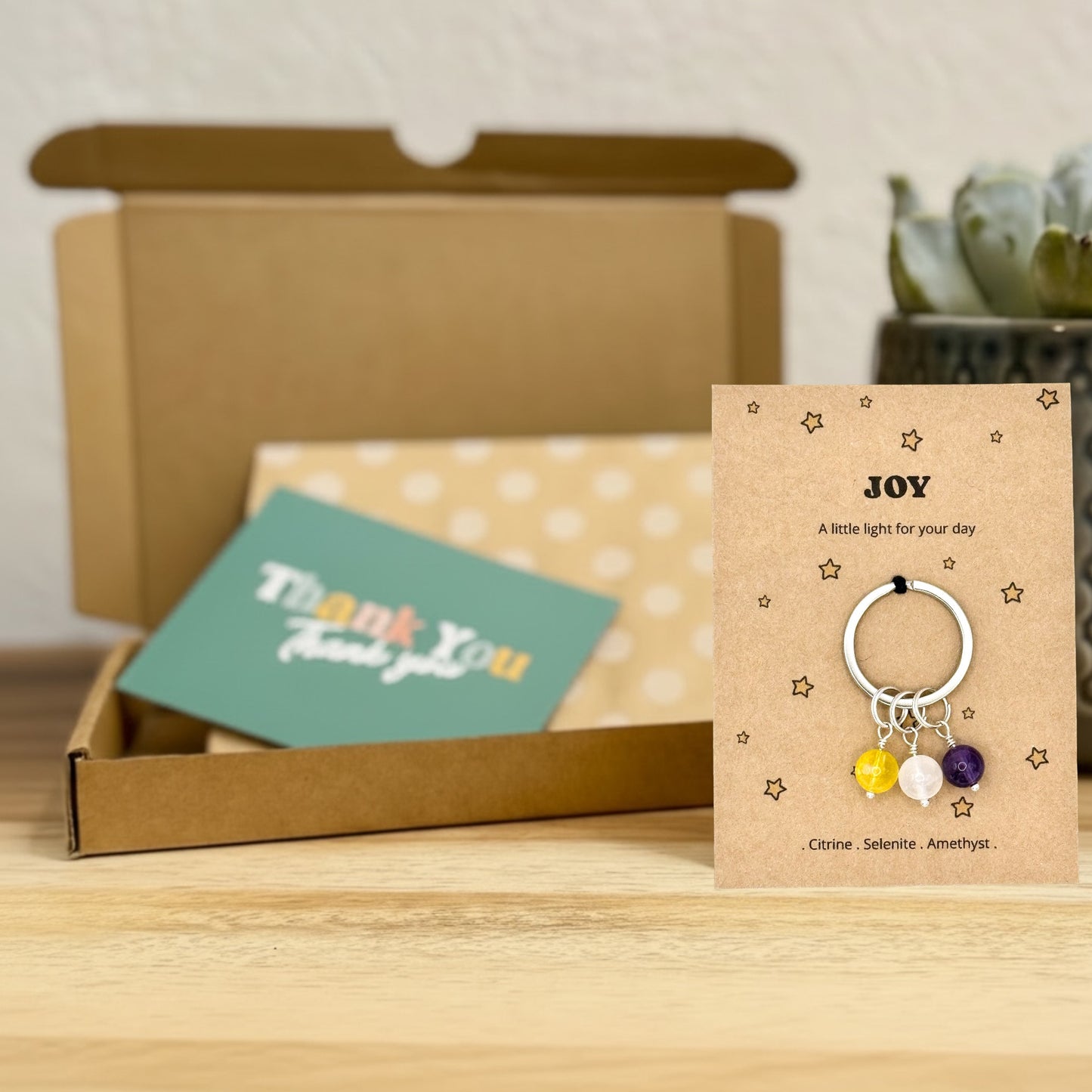 Joy Crystal Keyring – Cheer Up & Pick Me Up Gift
