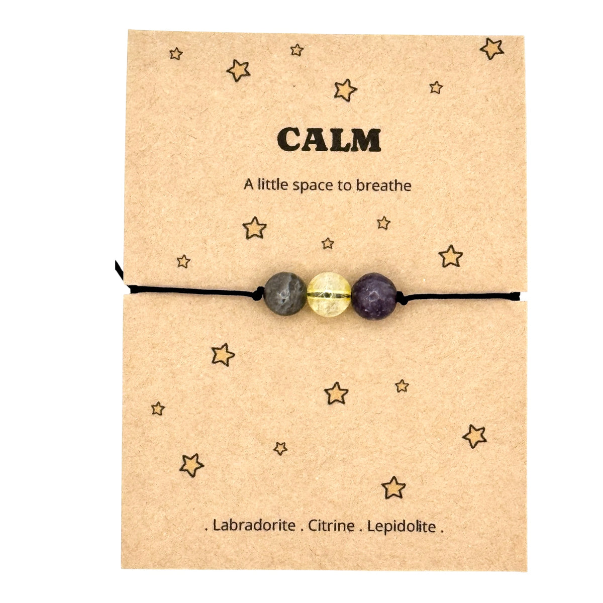 Calm Crystal Bracelet – Slow Down & Breathe Gift for Her