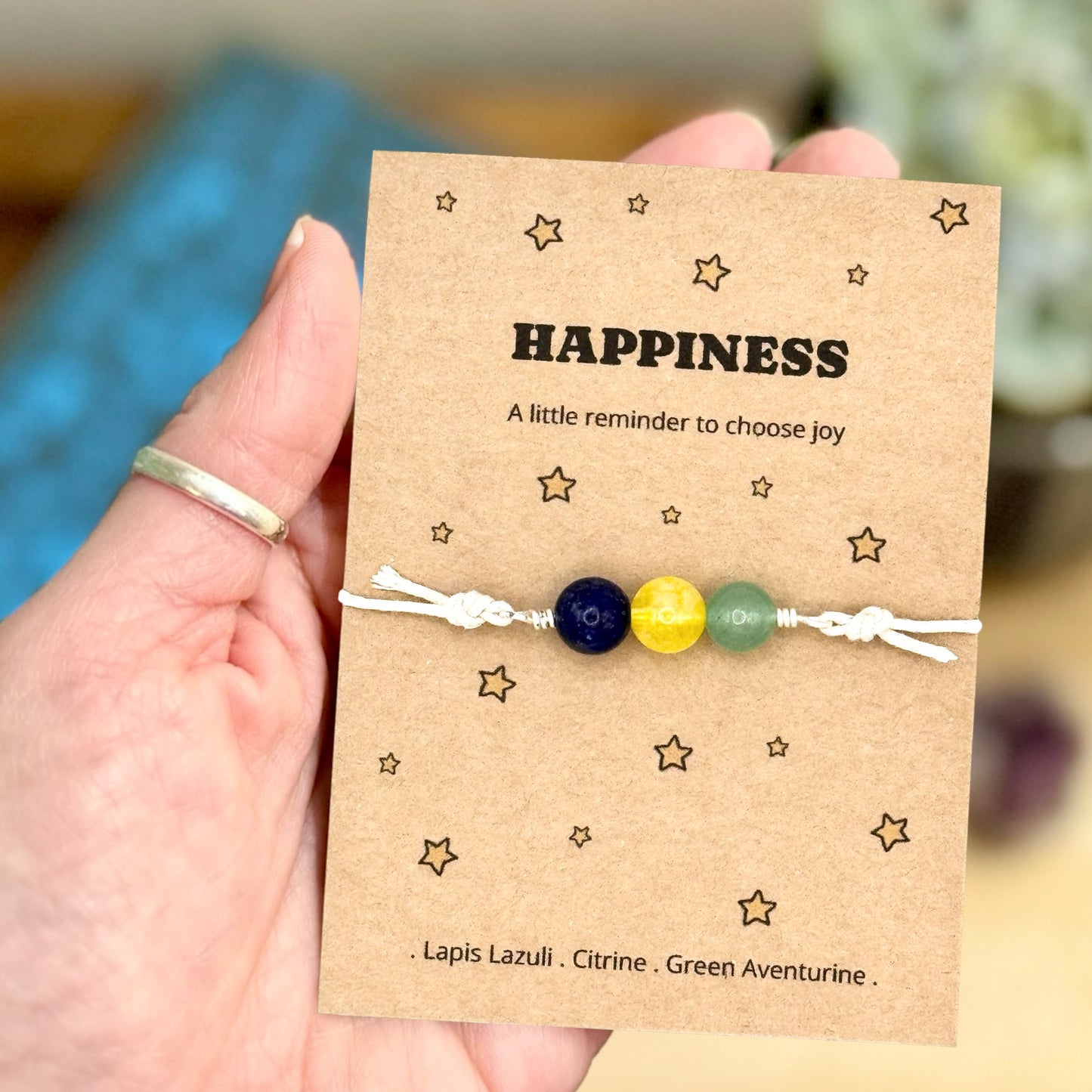 Happiness Crystal Bracelet – Happy Thoughts & Feel Good Gift