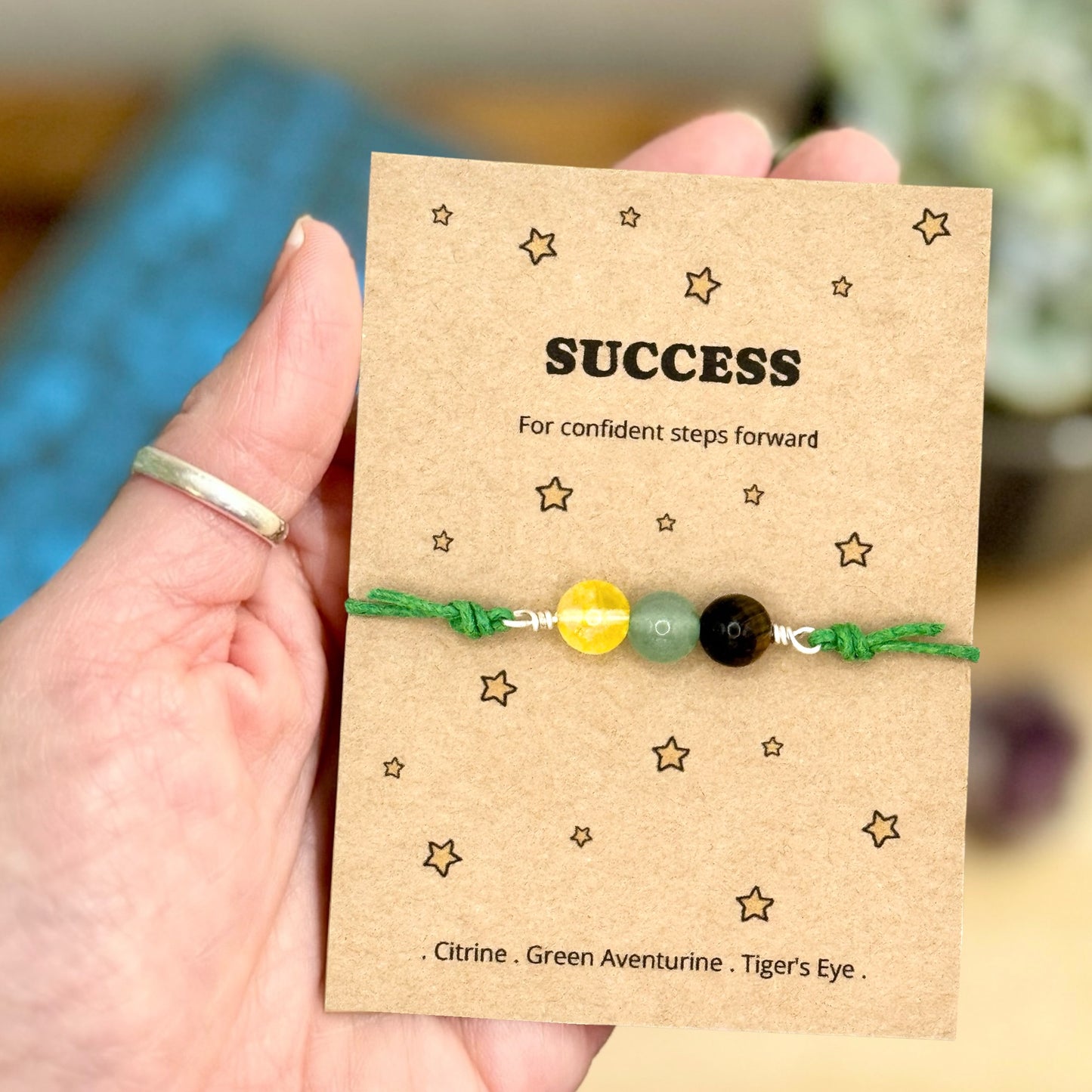 Success Crystal Bracelet – Ambition & Goals Gift for Her