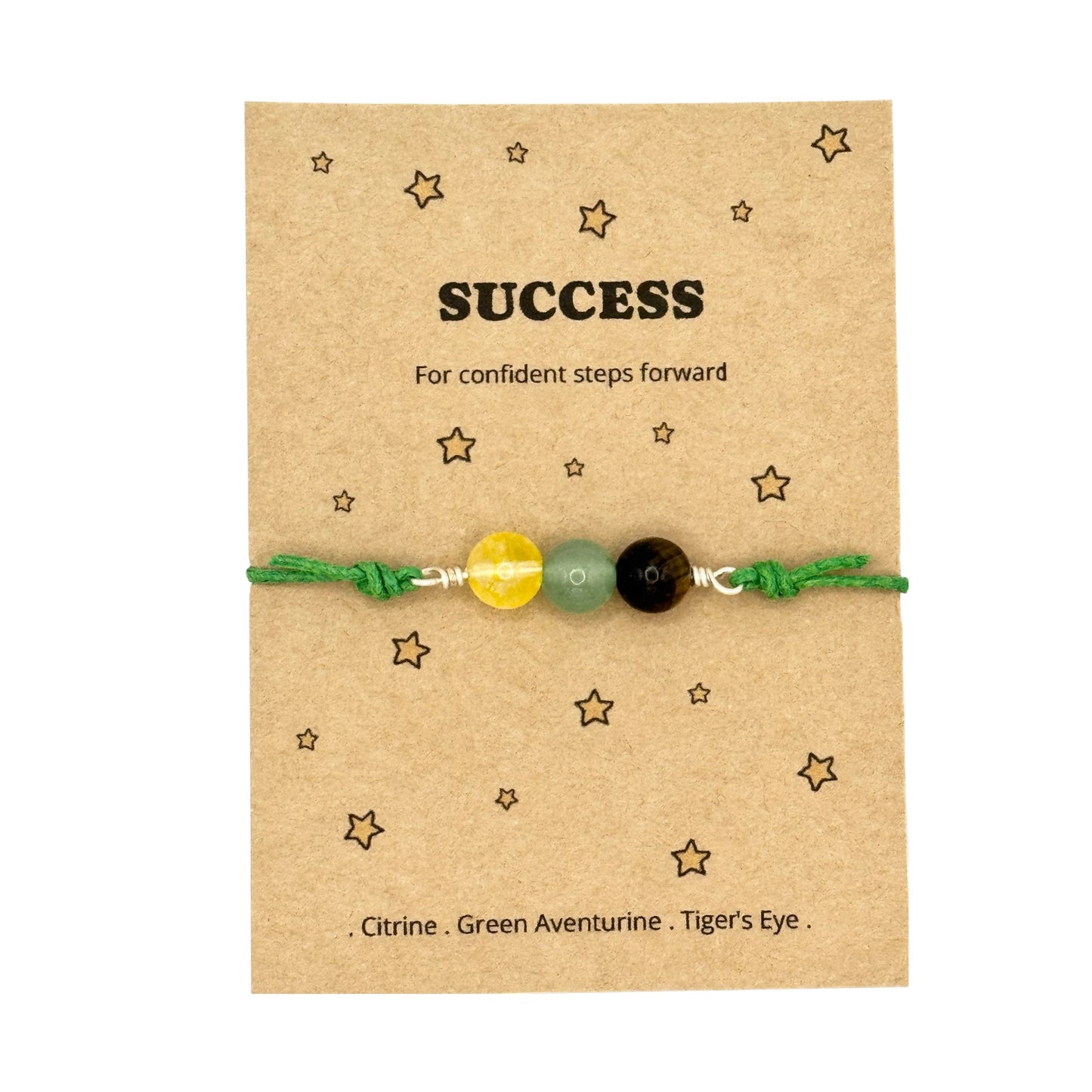Success Crystal Bracelet – Ambition & Goals Gift for Her