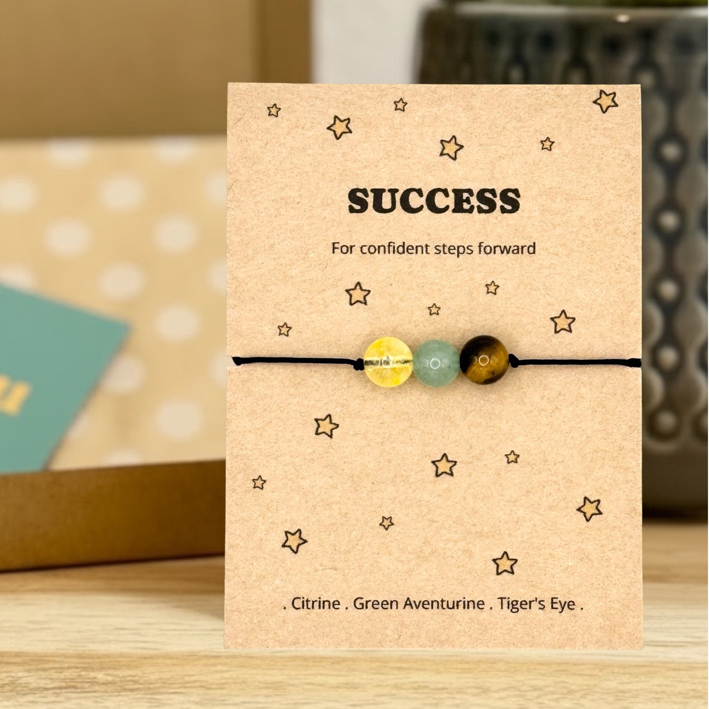 uccess Crystal Bracelet – Career Success Gift for Her or Him