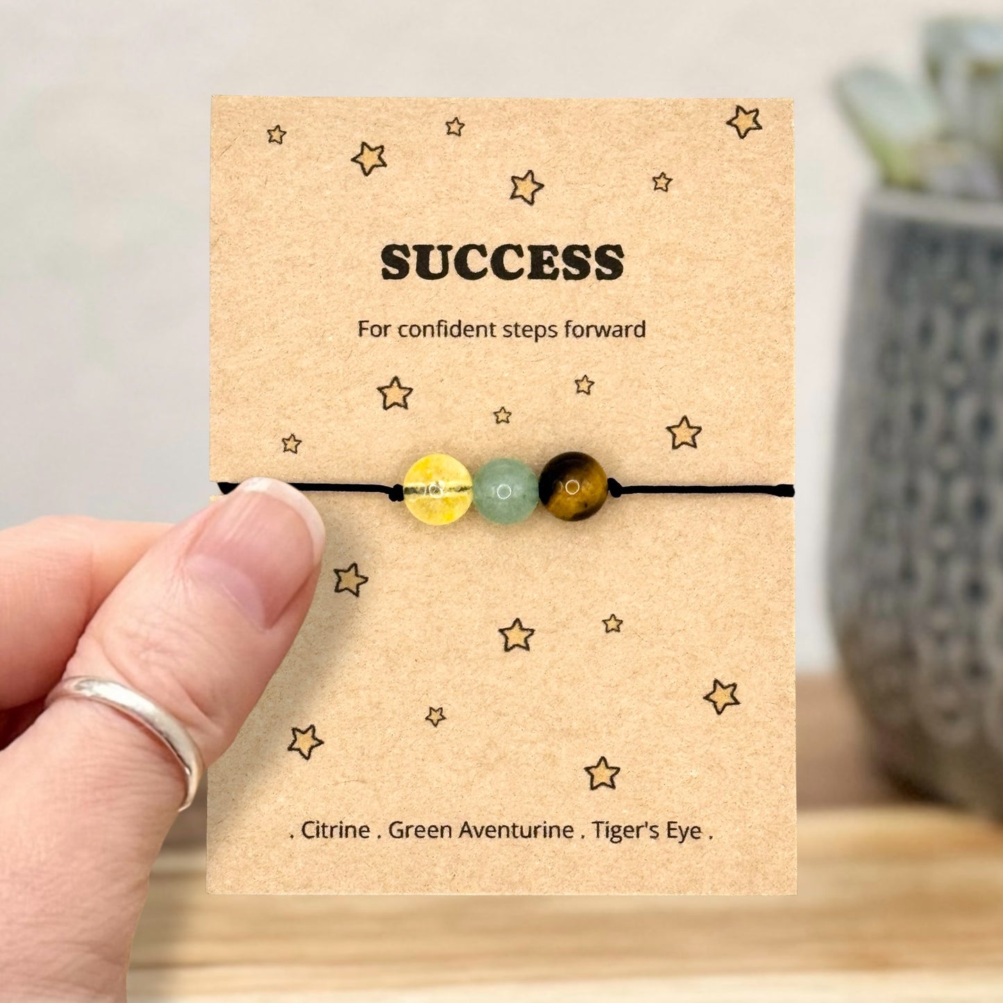 uccess Crystal Bracelet – Career Success Gift for Her or Him
