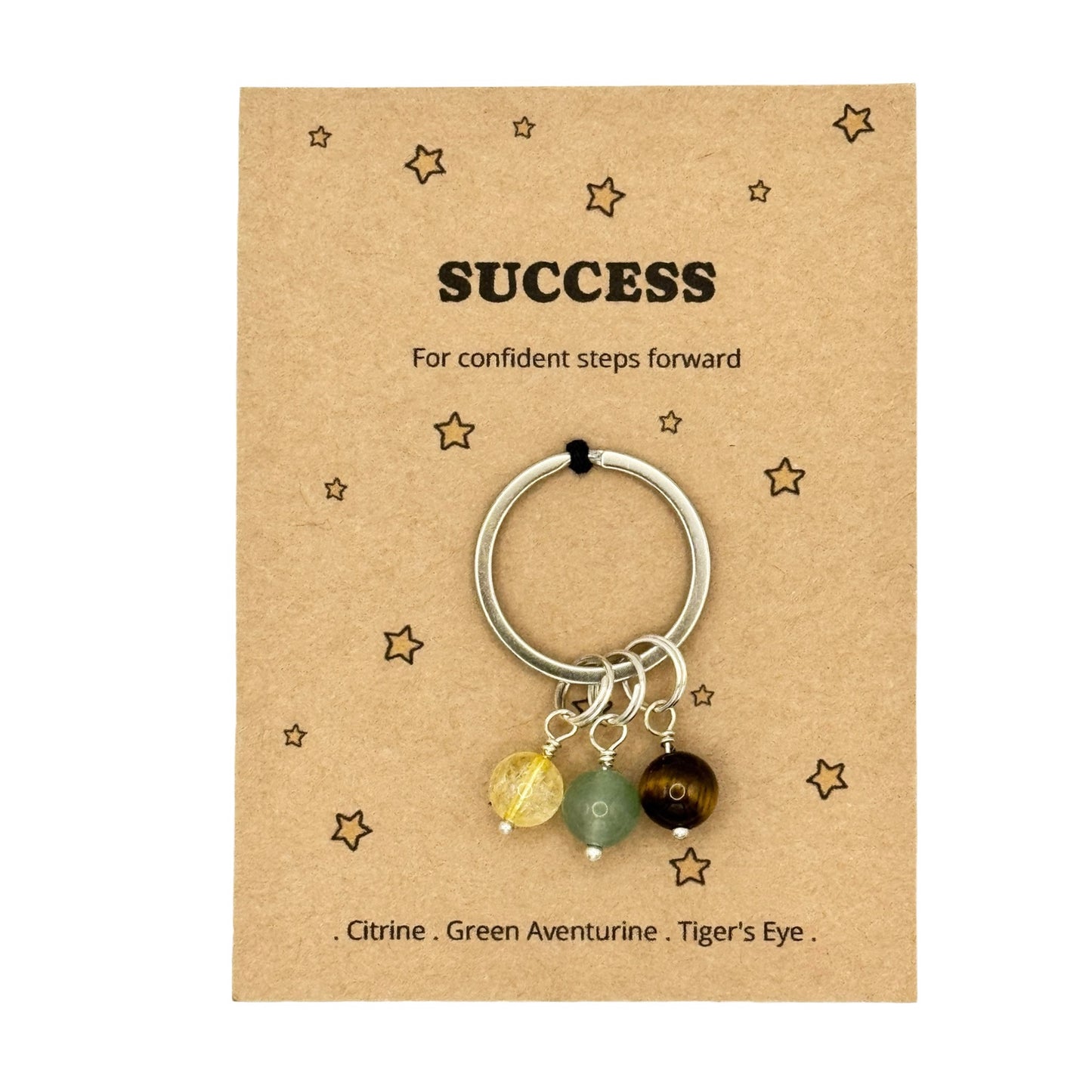 Success Crystal Keyring – Ambition & Success Gift for Her