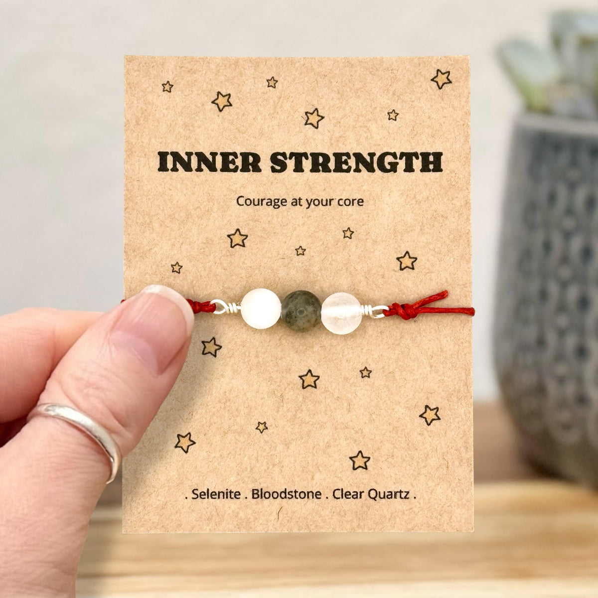 Inner Strength Crystal Bracelet – Strength Gift for Her