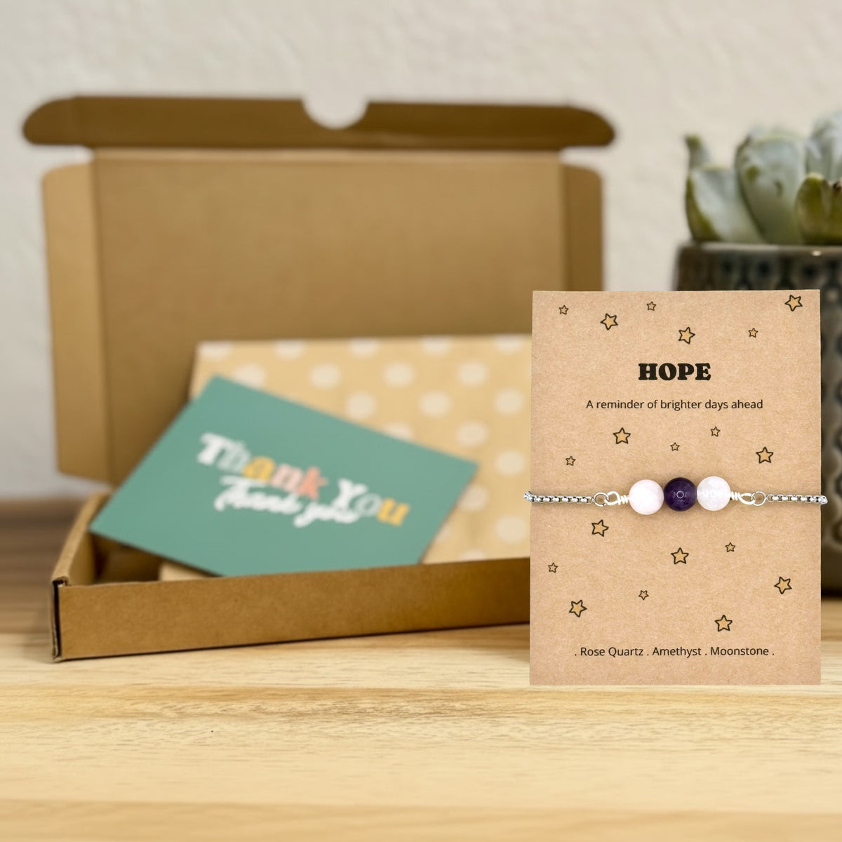 Hope Crystal Bracelet – Encouragement Gift for Her