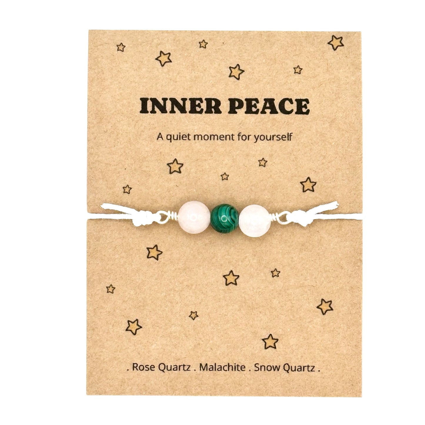 Inner Peace Crystal Bracelet – Mindfulness & Meditation Gift