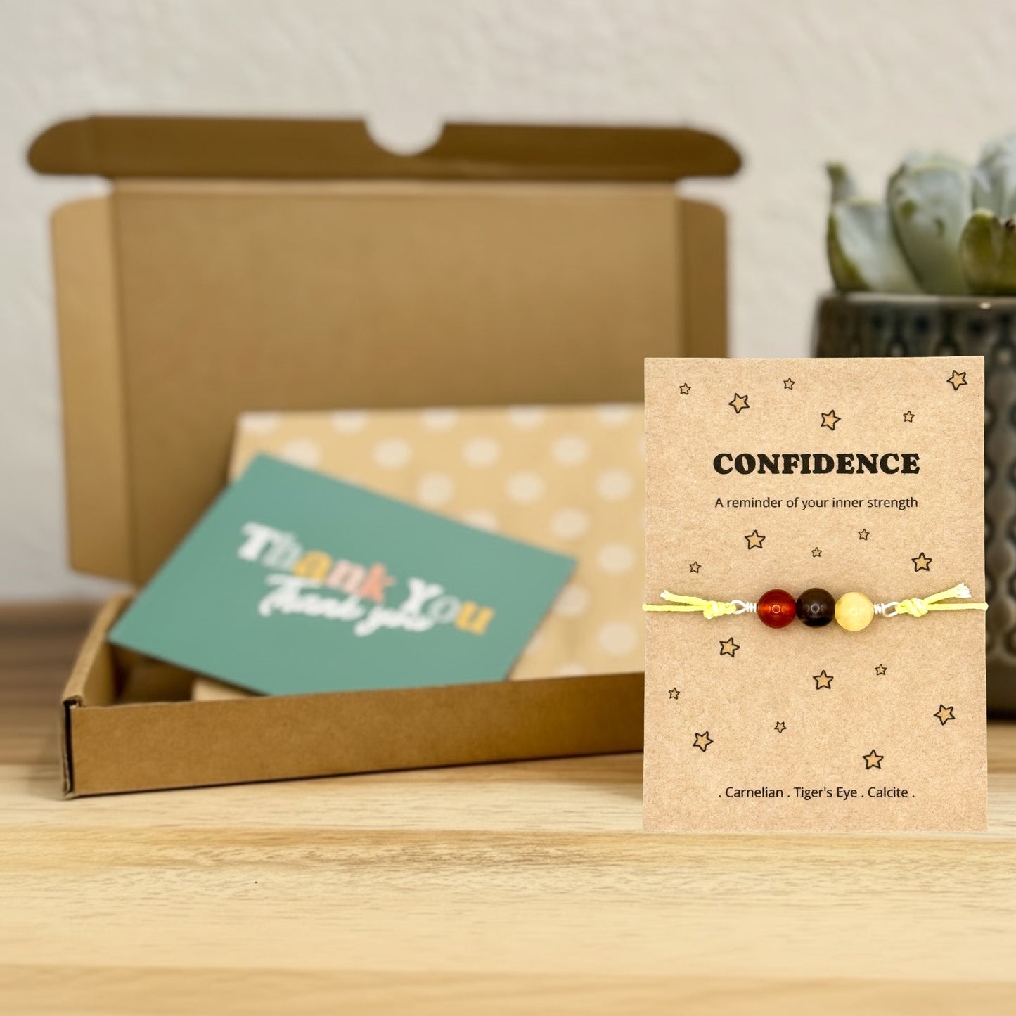 Confidence Crystal Bracelet – Self Belief & Courage Gift for Her