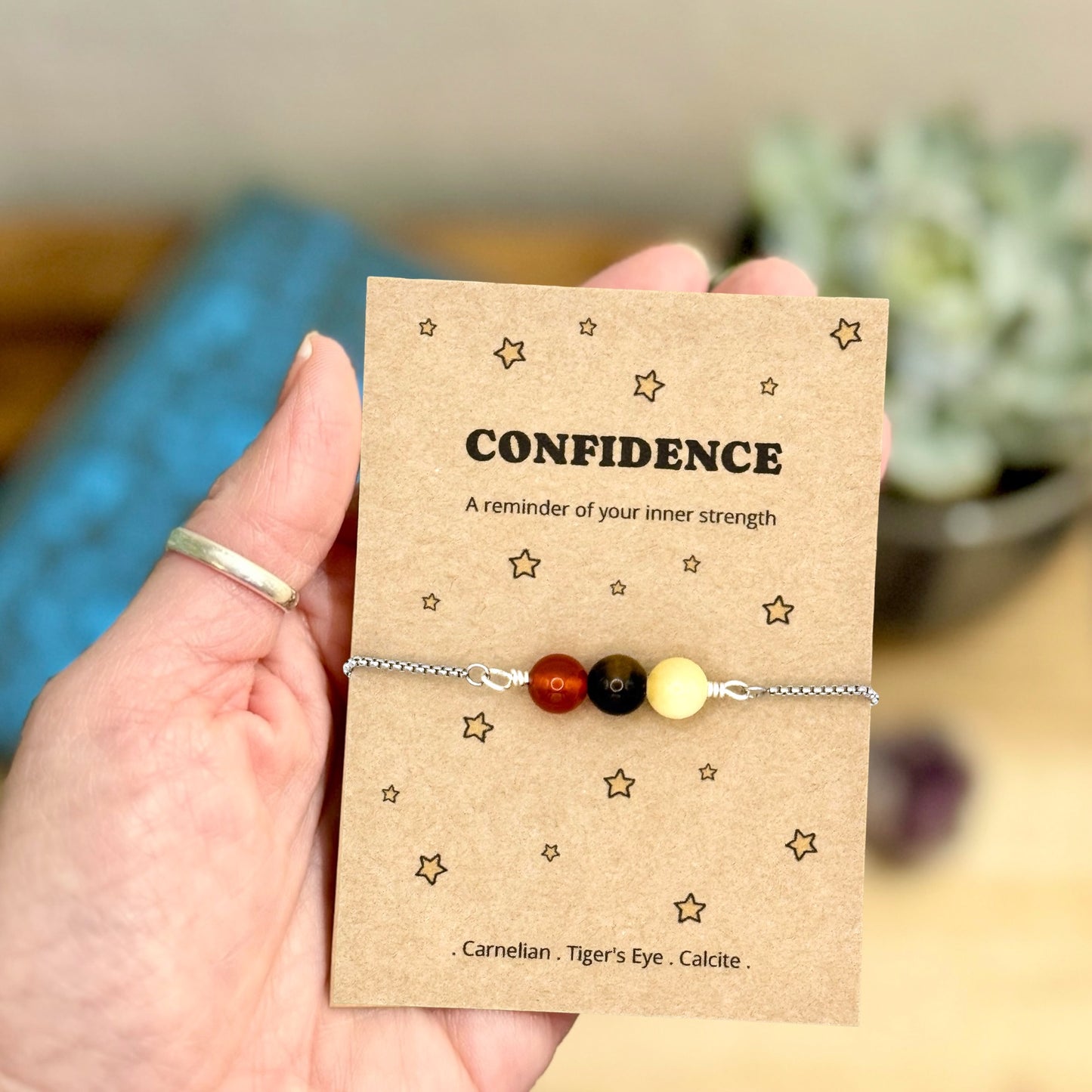 Confidence Crystal Bracelet – Self Belief & Courage Gift for Her