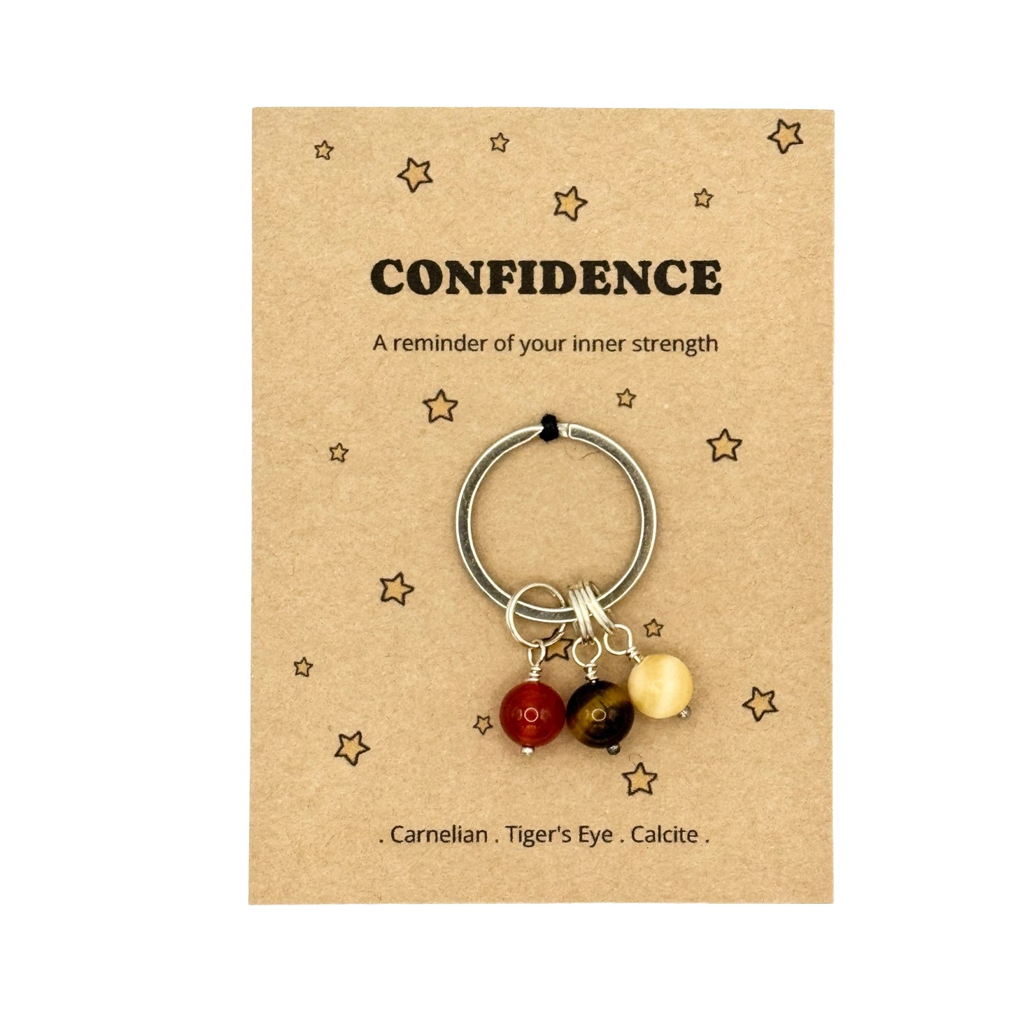 Confidence Crystal Keyring – Courage & New Challenge Gift for Her