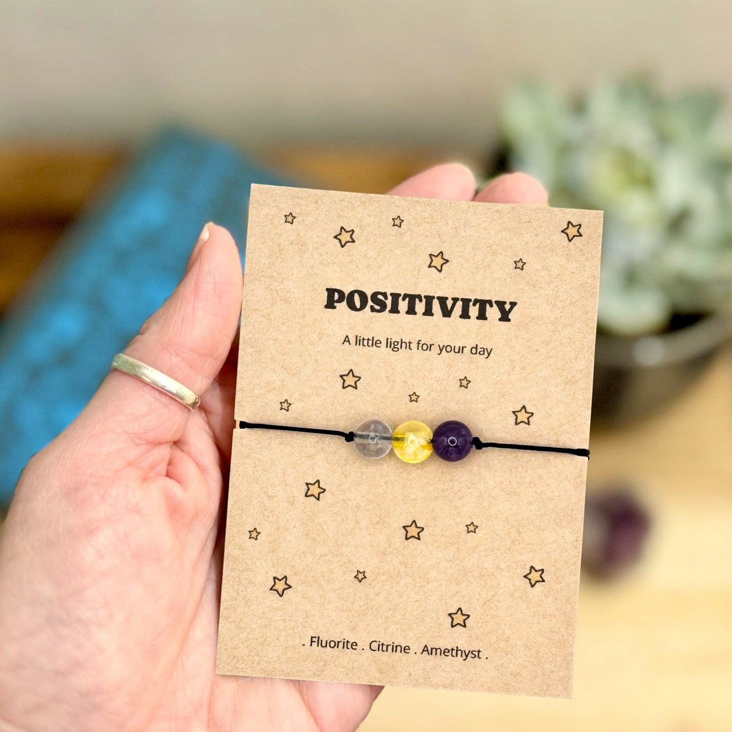 Positivity Crystal Bracelet – Everyday Positivity Gift for Her