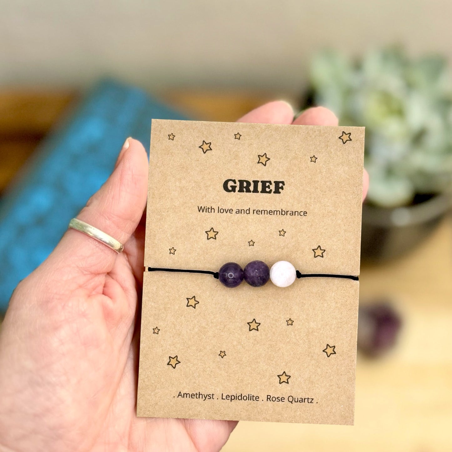 Sympathy Bracelet Gift for Loss, Personalised Memorial Bracelet Anklet, Condolence Letterbox Gift, Remembrance Jewellery