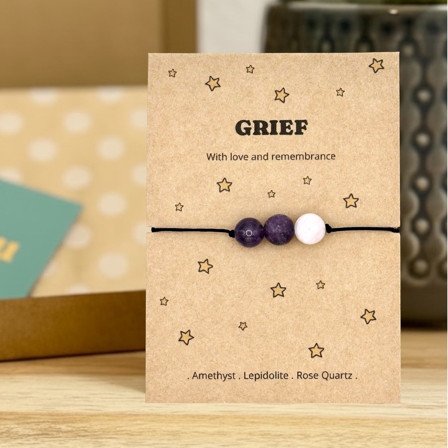 Sympathy Bracelet Gift for Loss, Personalised Memorial Bracelet Anklet, Condolence Letterbox Gift, Remembrance Jewellery