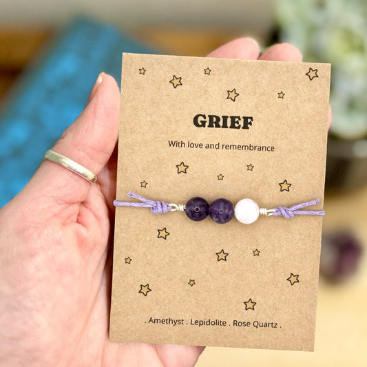 Sympathy Bracelet Gift For Grief, Thinking Of You Gift For Her, Bereavement Letterbox Gift, Remembrance Keepsake, Sorry For Your Loss Gift