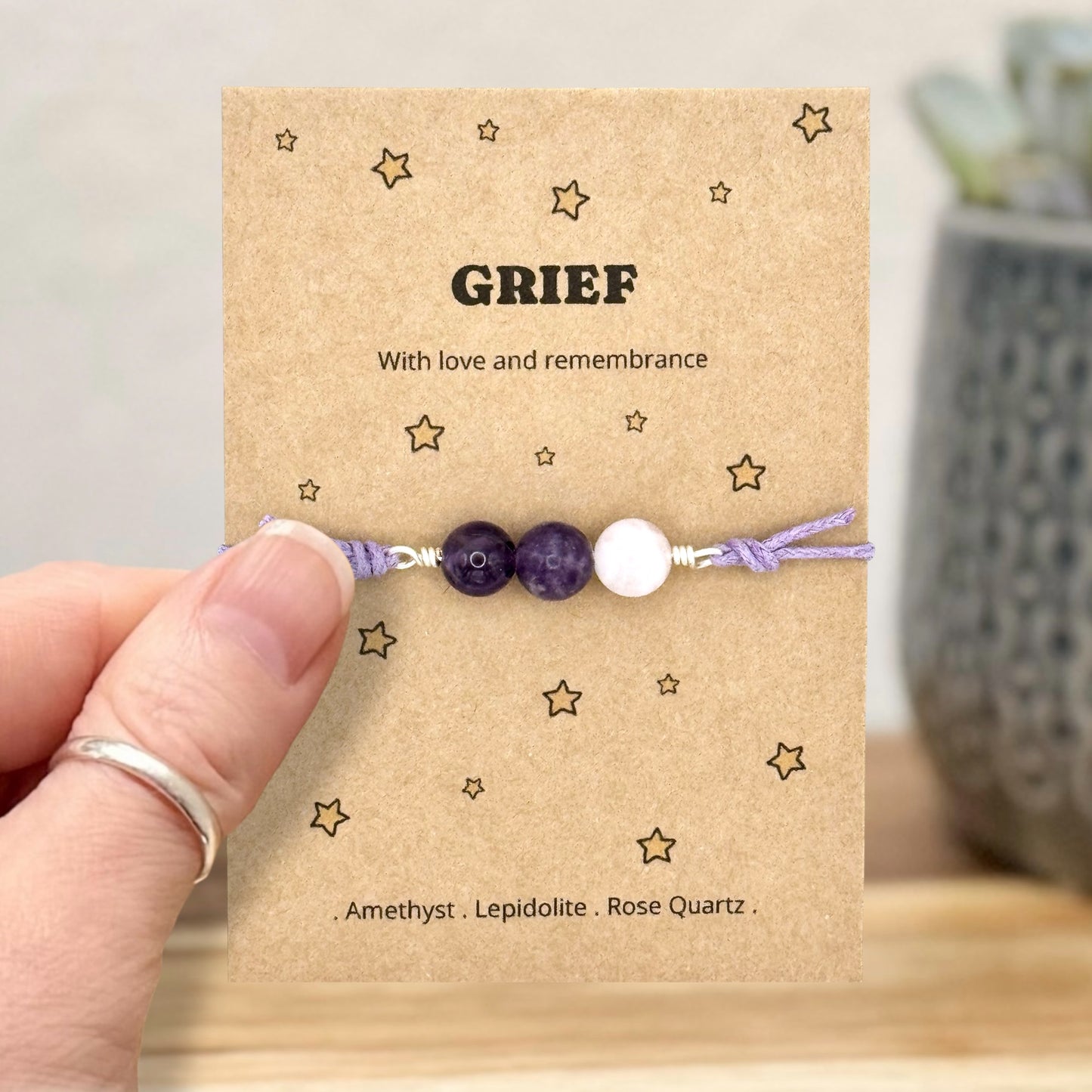 Sympathy Bracelet Gift For Grief, Thinking Of You Gift For Her, Bereavement Letterbox Gift, Remembrance Keepsake, Sorry For Your Loss Gift