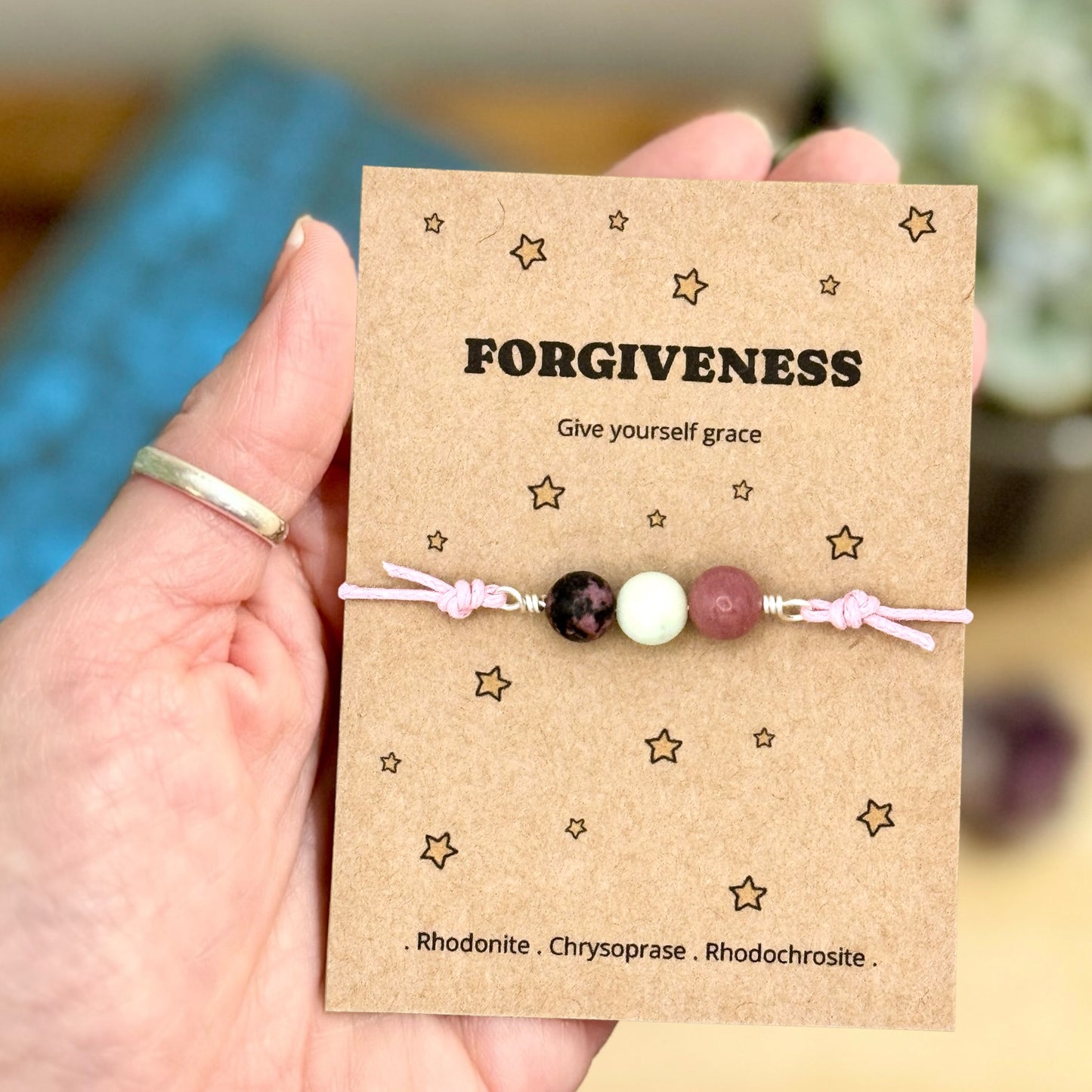 Be Kind to Yourself Bracelet, Self Forgiveness Gift, Letting Go Jewellery, Moving On Keepsake for Her