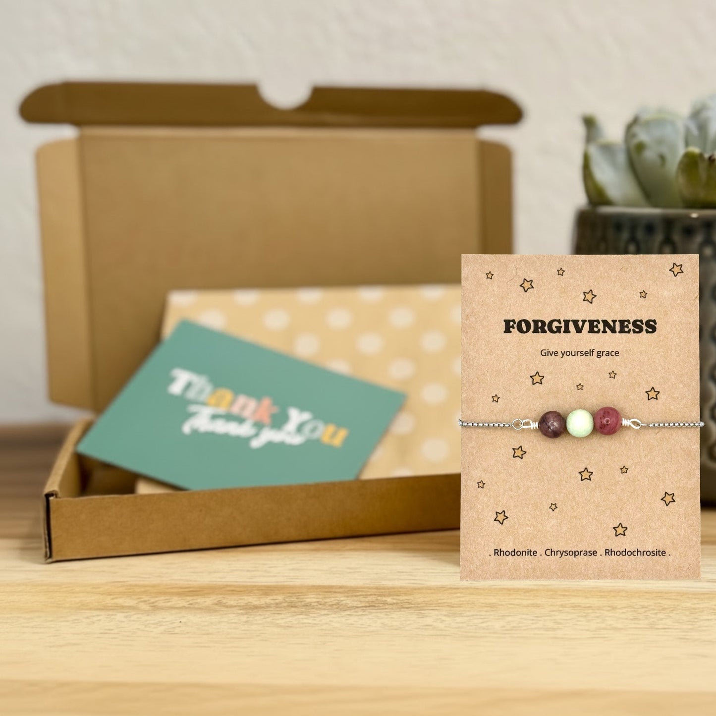 Be Kind to Yourself Bracelet, Self Forgiveness Gift, Letting Go Jewellery, Moving On Keepsake for Her