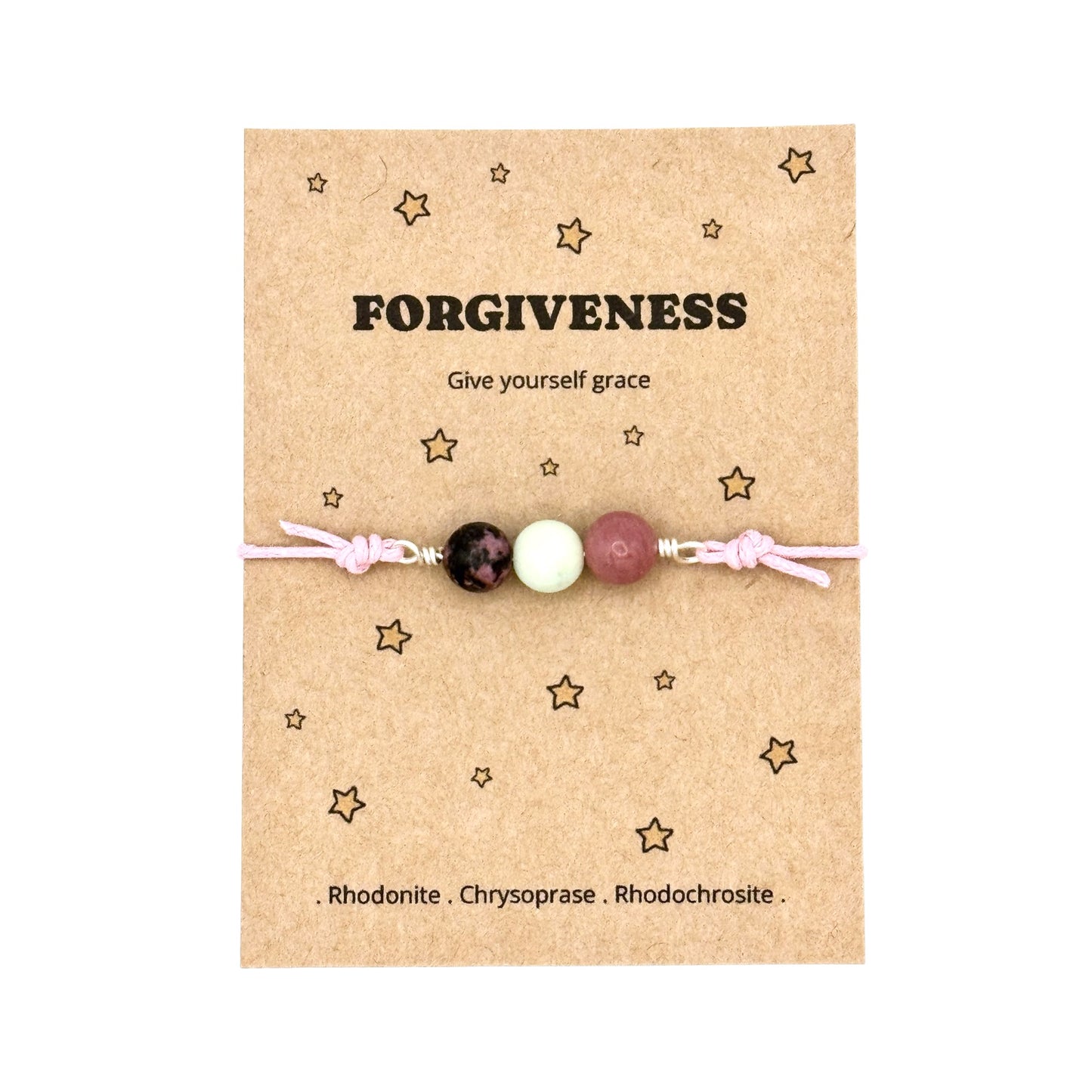 Be Kind to Yourself Bracelet, Self Forgiveness Gift, Letting Go Jewellery, Moving On Keepsake for Her