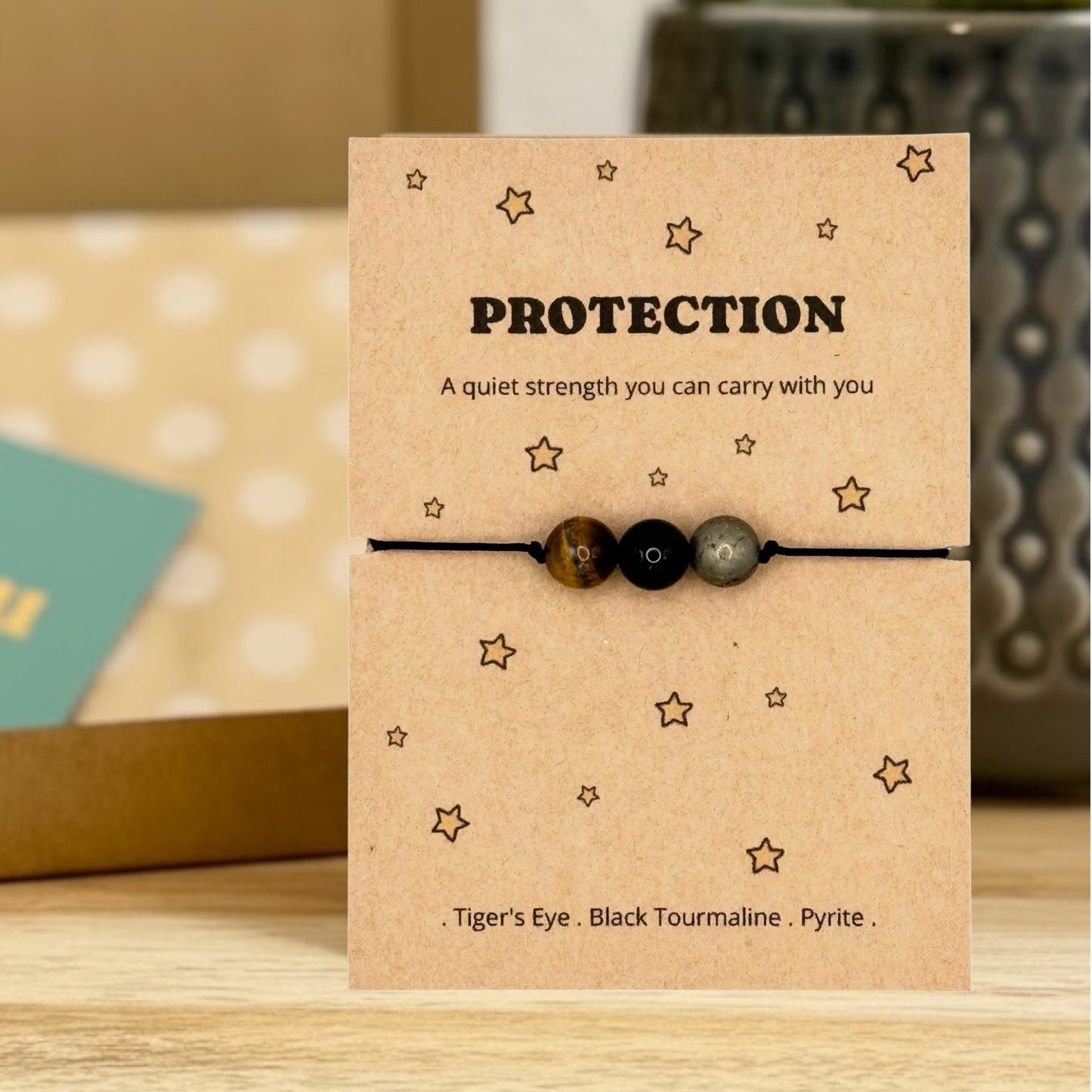 Protection Crystal Bracelet – Inner Strength & Encouragement Gift