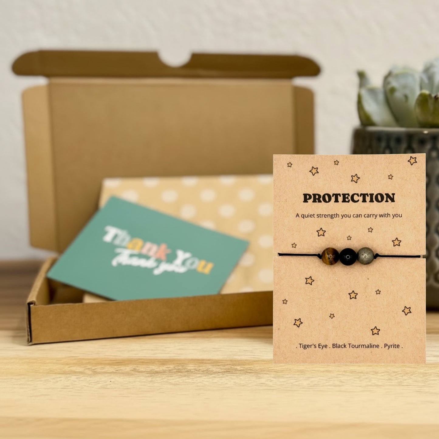 Protection Crystal Bracelet – Inner Strength & Encouragement Gift
