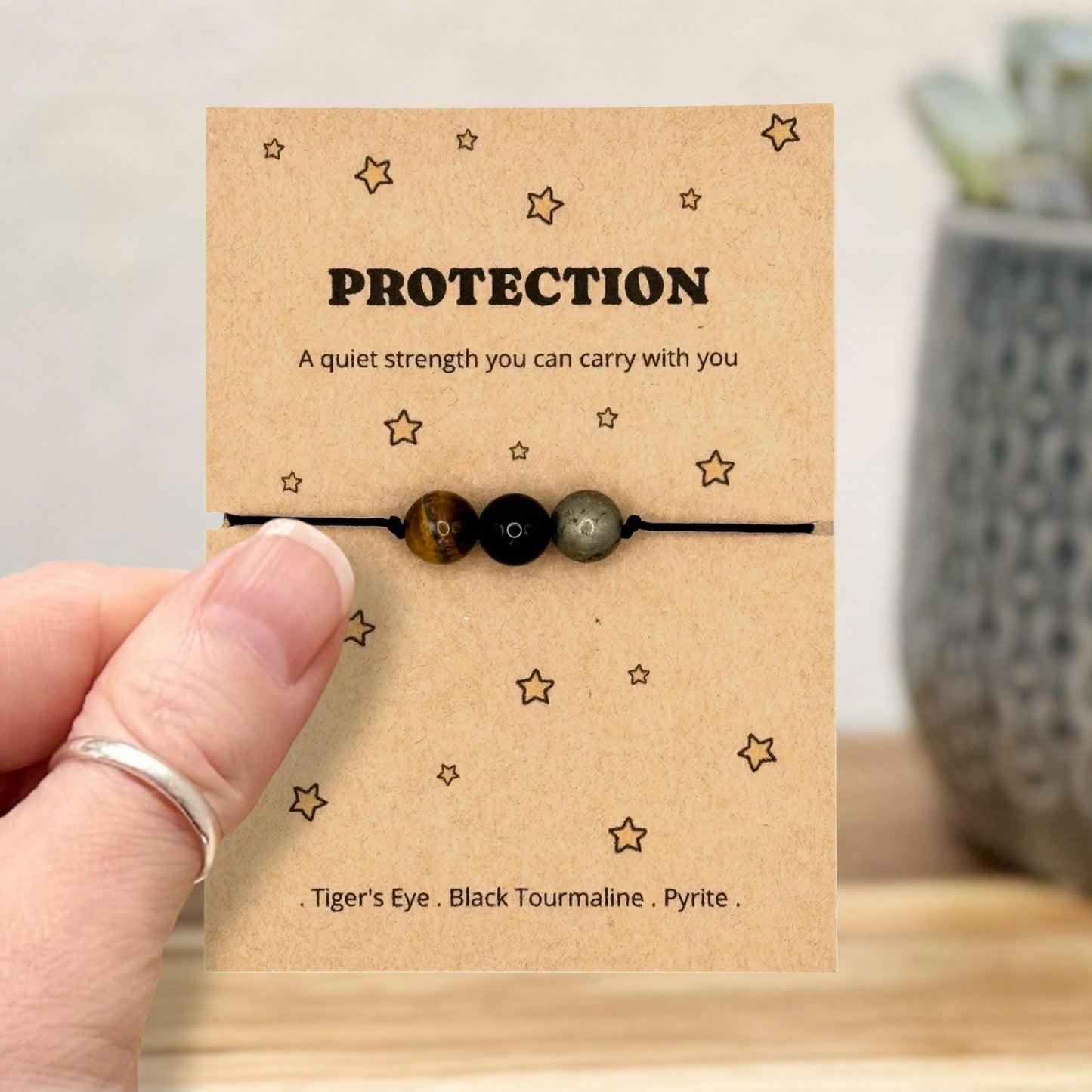 Protection Crystal Bracelet – Inner Strength & Encouragement Gift