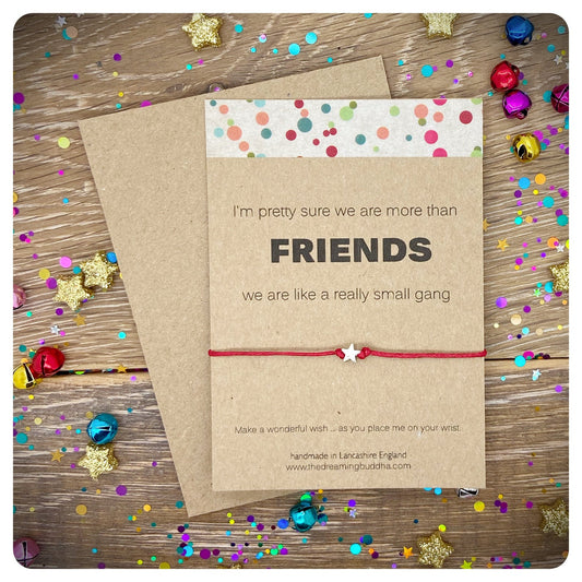 We’re Like A Really Small Gang Card, Gifts For BFFs Best Friend, Friendhip Bracelet, Funny Card Gift For Friend
