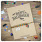 Halloween Pumpkin Friendship Bracelet, Simple Braided Jewellery, Plaited Woven String Gift