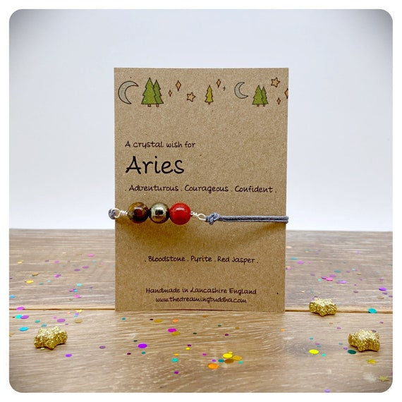 Choose Your Sign Zodiac Crystal Bracelet, Horoscope Gift, Astrology Birthstone Anklet, Personalised Star Sign Gift