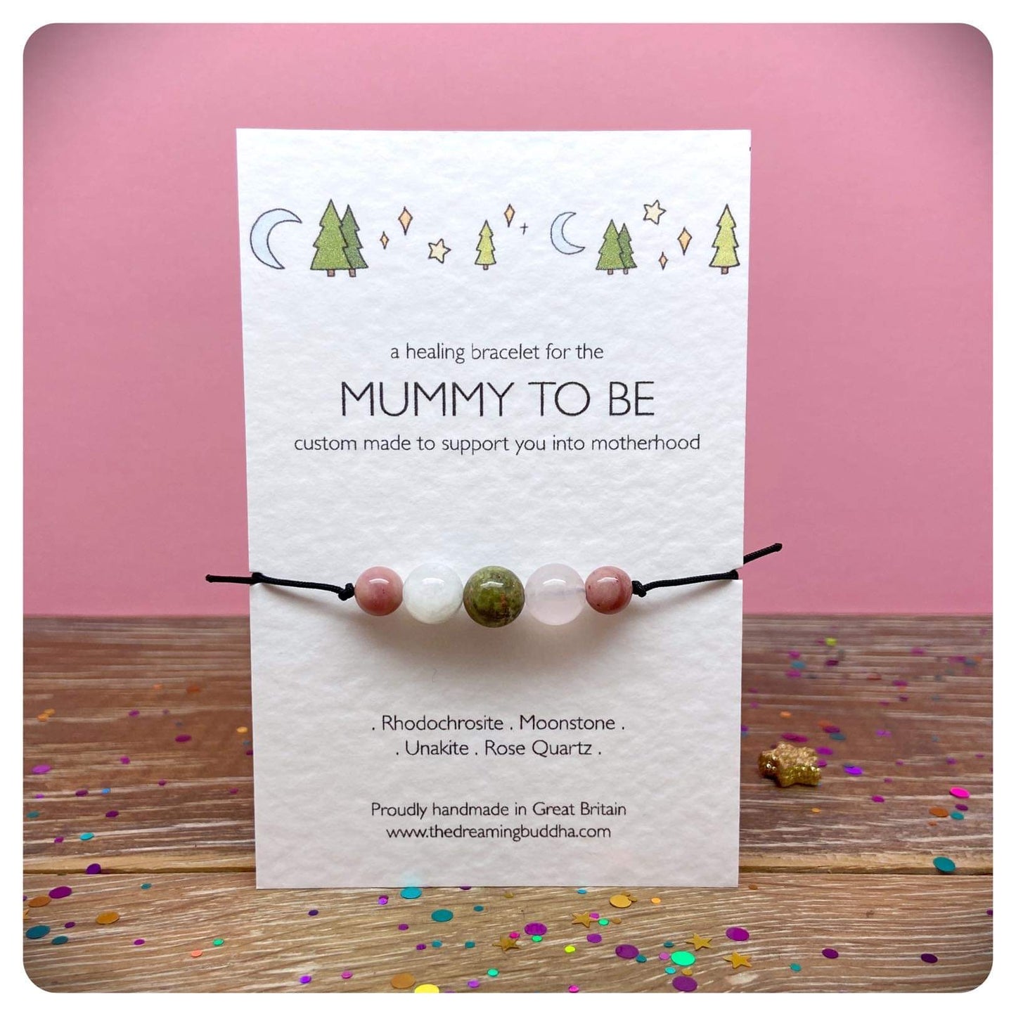 Mummy To Be Crystal Bracelet, Gift From Bump, Baby Shower Pregnancy Present