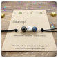 Sleep Crystal Bracelet, Insomnia Gemstone Bracelet, Wrapped Crystal Bead Bracelet for Sleep, Personalised Sleep Gemstone Anklet, Sleep Well