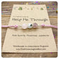 Personalised Mental Health Bracelet, Positive Supportive Gemstones, Anxiety Crystal Jewellery, You Can Do This, Trauma and Fear Bracelet