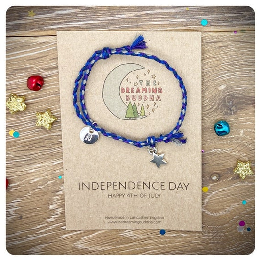 Independence Day Bracelet, Patriotic Gift, Fourth Of July Independence Day Jewellery