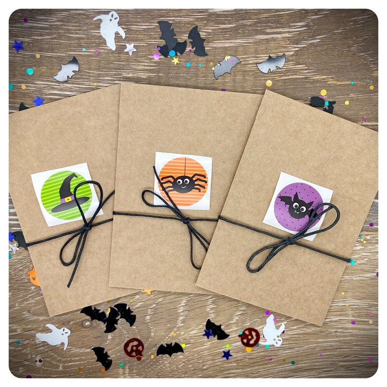 Multi Pack Happy Halloween Wish Bracelets, Halloween Party Favors, Trick Or Treat Halloween Cards, Star Moon Bat Halloween Gifts