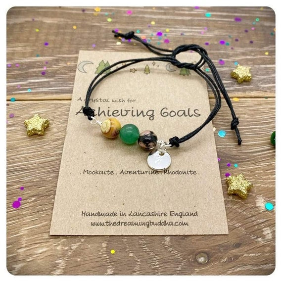 Manifest Your Goals Crystals, Success Crystal Bracelet, You Can Do It Bracelet, Don’t Give Up Jewellery, You are Amazing Crystal Bracelet